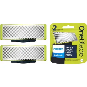 Příslušenství k holicímu strojku 2x Náhradní břity v blistru originální Philips OneBlade QP220 QP2520 QP2620