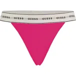 Dámské tanga O2BE04KBBU1 EXR malinová - Guess