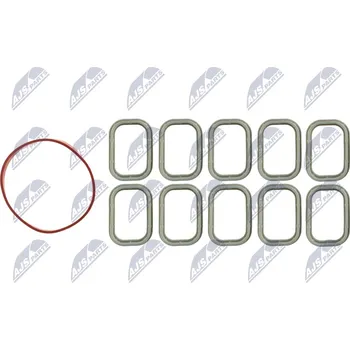 Spojovací materiál motoru Sada těsnění, koleno sacího potrubí NTY BKS-FR-011A