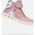Růžové dívčí tenisky Geox Skylin - Holky