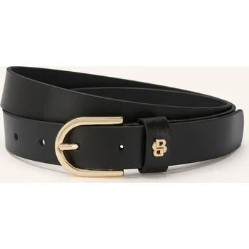 Opasek Boss Dámský Kožený Opasek Scarlet, černá / zlatá, 90