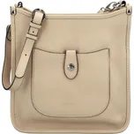 Katana Stylová dámská kožená crossbody Kasoa, béžová