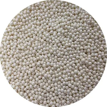 I love Cakes, vyrobeno v EU Cukrové perličky metalické bílé 3-4mm 80g - I LOVE CAKES | Skvělé pro Váš domácí dort