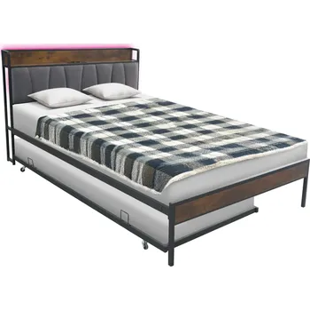 Postel Max-i Postel s přistýlkou NORDIC 140x200 černá / šedá