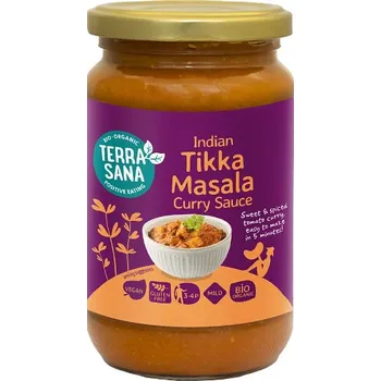 Omáčka TerraSana Indická Omáčka Tikka Masala Kari 350 G