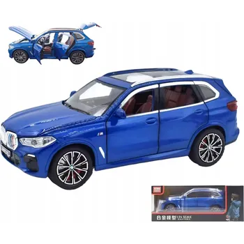 autíčko Model BMW X5 1:24 s boxem, zvukem, LED světly, otevírací kapotou a kufrem
