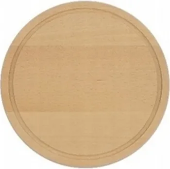 Kuchyňské prkénko Kulaté prkénko s drážkou 25 cm Horeca Polska