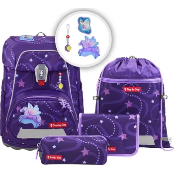 Školní aktovka Step by Step FIT, Pegasus Emily - 5dílný set