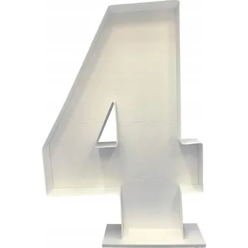 Šablona pro plnění balónků - Číslice 4