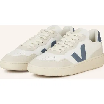 Pánské tenisky Veja Pánské Sneakersy V-90, krémová / tmavě modrá / režná, 40