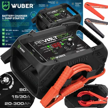 Nabíječka autobaterie AUTOMATICKÁ NABÍJEČKA AUTOBATERIÍ S FUNKCÍ STARTOVÁNÍ 80A (BOOSTER)