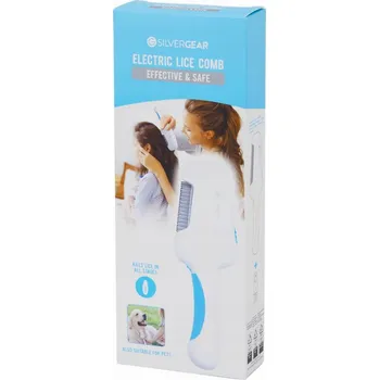 hřeben Hřeben na vši a hnidy G SilverGear ELEKTRICKÝ HŘEBEN KARTÁČ NA VŠI HNIDY