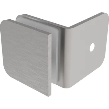 Zábradlí Stěnový držák skla přiznané uchycení, nerez brus AISI 304