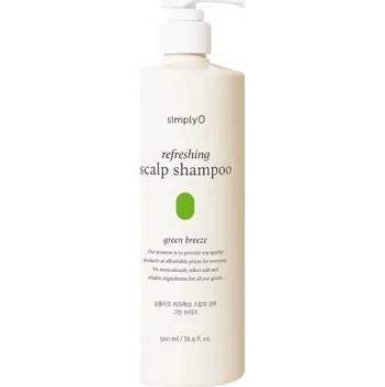 Šampon SimplyO Refreshing Scalp Shampoo Osvěžující šampon na vlasovou pokožku 500 ml