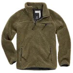 Teddyfleece Troyer bunda Brandit olivová - Akce Barva: olive, Velikost: S