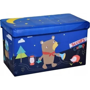 Úložný box ÚLOŽNÝ BOX NA HRAČKY, TRUHLA, KOŠ PRO DĚTI, DĚTSKÝ MEDVÍDEK, KRABIČKA, ORGANIZÉR