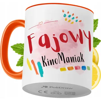 Hrnek Polidraw Hrnek Polidraw pro kinomaniaka na dárek keramika 330 ml