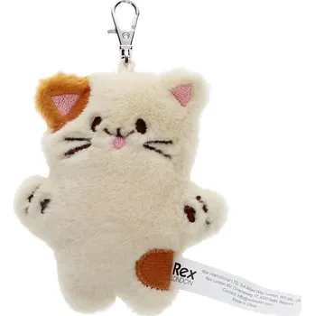 plyšák Rex London Fluffy keyring bag charm - Cat
