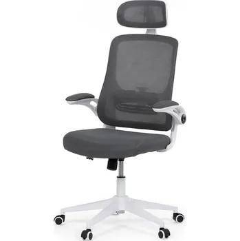 Jídelní židle Autronic Kancelářská židle, houpací mechanismus, šedá síťovina, KA-Q843 GREY