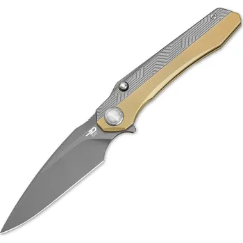 kapesní nůž Bestech Knives Wet Nellie Gray MagnaCut Bronze Titanium