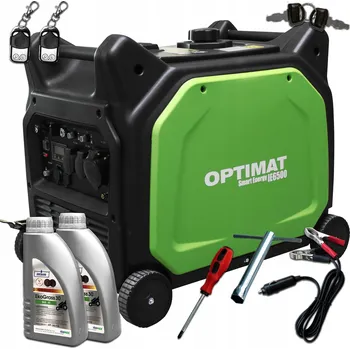 Elektrocentrála Přenosná elektrocentrála jednofázová OPTIMAT 6600 W benzínová