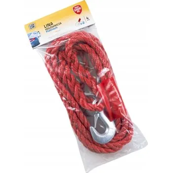 Tažné lano TAŽNÉ LANO S HÁKEM 3500KG 4m CAROK ATEST