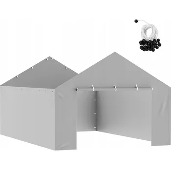 Krycí plachta SucceBuy Plachta na Garáž Šedá 7,7KG PE Plastová Tkanina