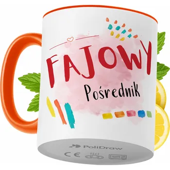 Hrnek Polidraw Hrnek Polidraw pro prostředníka keramika 330 ml