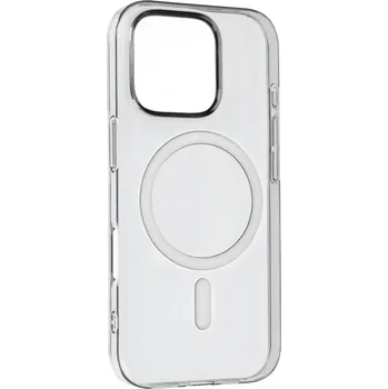 Pouzdro na mobilní telefon Zadní kryt Transparent Slim Magsafe pro iPhone 16 grey