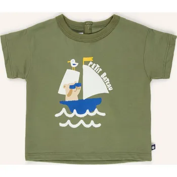 Pánské tričko Petit Bateau Tričko pro miminko, olivová, 95