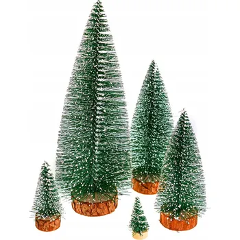 Obraz SADA DEKORATIVNÍCH STROMEČKŮ 5 KS ZELENÉ