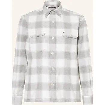 Pánská móda Tommy Hilfiger Pánská Flanelová Košile Relaxed Fit, světle...