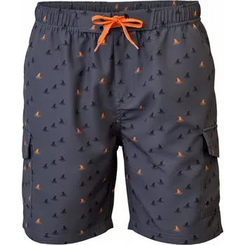 Pánské plavky Pánské plavky AUTHORITY-SW-SHARK grey Šedá S
