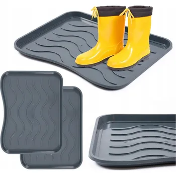 Rohožka PODLOŽKA POD OBUV ODKAPÁVAČ BOT VANIČKA ROHOŽKA SADA 38x50cm ŠEDÁ