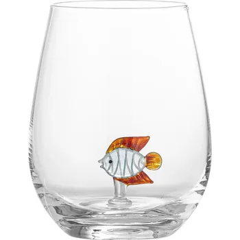 Sklenice Bloomingville Sklenice na vodu Misa Fish 560 ml