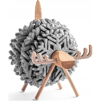 Obraz Filcové podložky LOS (12 ks) - ŠEDÉ, dekorativní, pod hrnek, sklenici