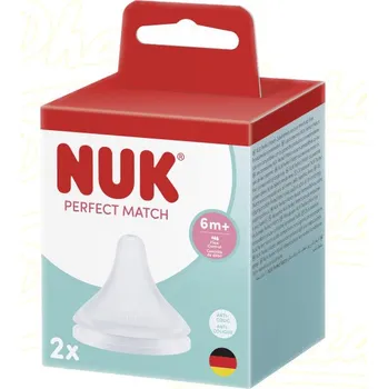 Savička NUK Perfect Match savička 6 m+ 2 ks
