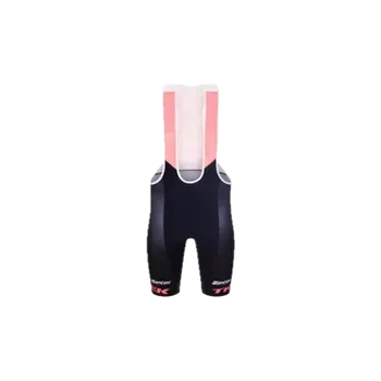 cyklistické kraťasy Trek pánské cyklistické kraťasy s laclem replika týmu Santini-Unbroken XC, tmavě modré - M