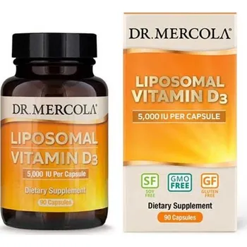 Dr.Mercola Liposomální vitamín D3 5000IU - 90 kapslí