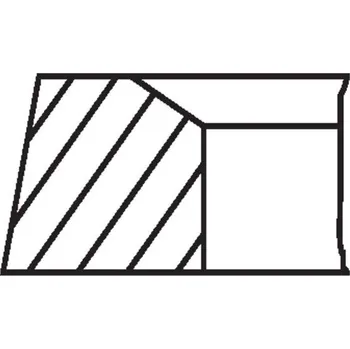 Píst motoru Sada pístních kroužků MAHLE 504 01 N0