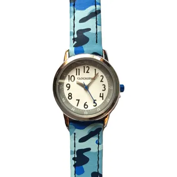 Hodinky Továrna na čas Chlapecké dětské hodinky CLOCKODILE ARMY s maskáčovým vzorem CWG0034