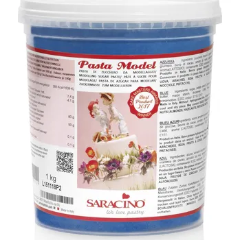 Modelovací hmota tmavě modrá 1 kg - Saracino | Skvělé pro Váš domácí dort