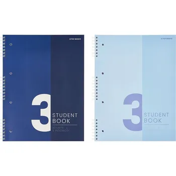 Blok KROUŽKOVÝ BLOK ZÁPISNÍK B5 100 LISTŮ ČTVEREČEK STUDENT BOOK SPIRÁLA OXFORD 5KS