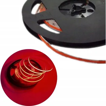 LED páska ECOLIGHT LED pásek COB 480LED 12V 5m 45W červený