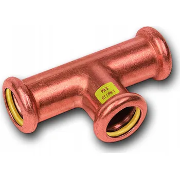 rozdělovač topení Měděné T-rozdělovač SANHA 18 mm