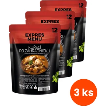 Speciální výživa Zvýhodněný balíček 3 ks Expres Menu Kuřecí po zahradnicku 600 g