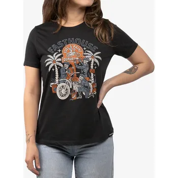 Fasthouse Women's Macabre Tee Black Mineral Wash Velikost: S 1639-0001