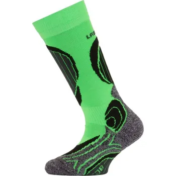 Dětská móda Ponožky lyžařské Lasting merino SJB Velikost: S zelená