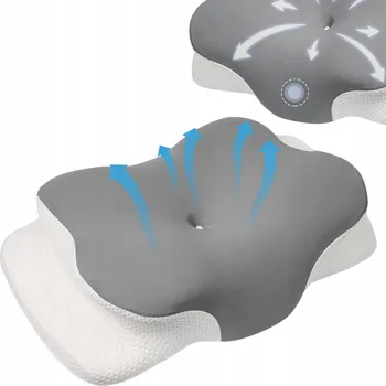 Polštář ORTOPEDICKÝ POLŠTÁŘ ERGONOMICKÝ Z PAMĚŤOVÉ PĚNY, PROFILOVANÝ POD KRK A ŠÍJI