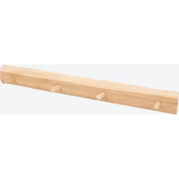 Věšák DŘEVĚNÝ VĚŠÁK NA ZEĎ na OBLEČENÍ 55cm MODERN ART